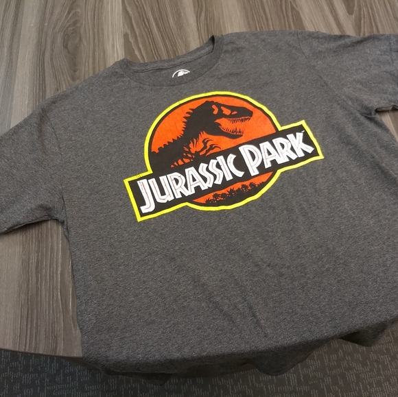 JURASSIC PARK T-SHIRT 👕 Movie Book Logo Dinosaurs - Picture 5 of 5